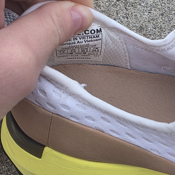 Sorel Women's White and Yellow Sneakers - Picture 5 of 5